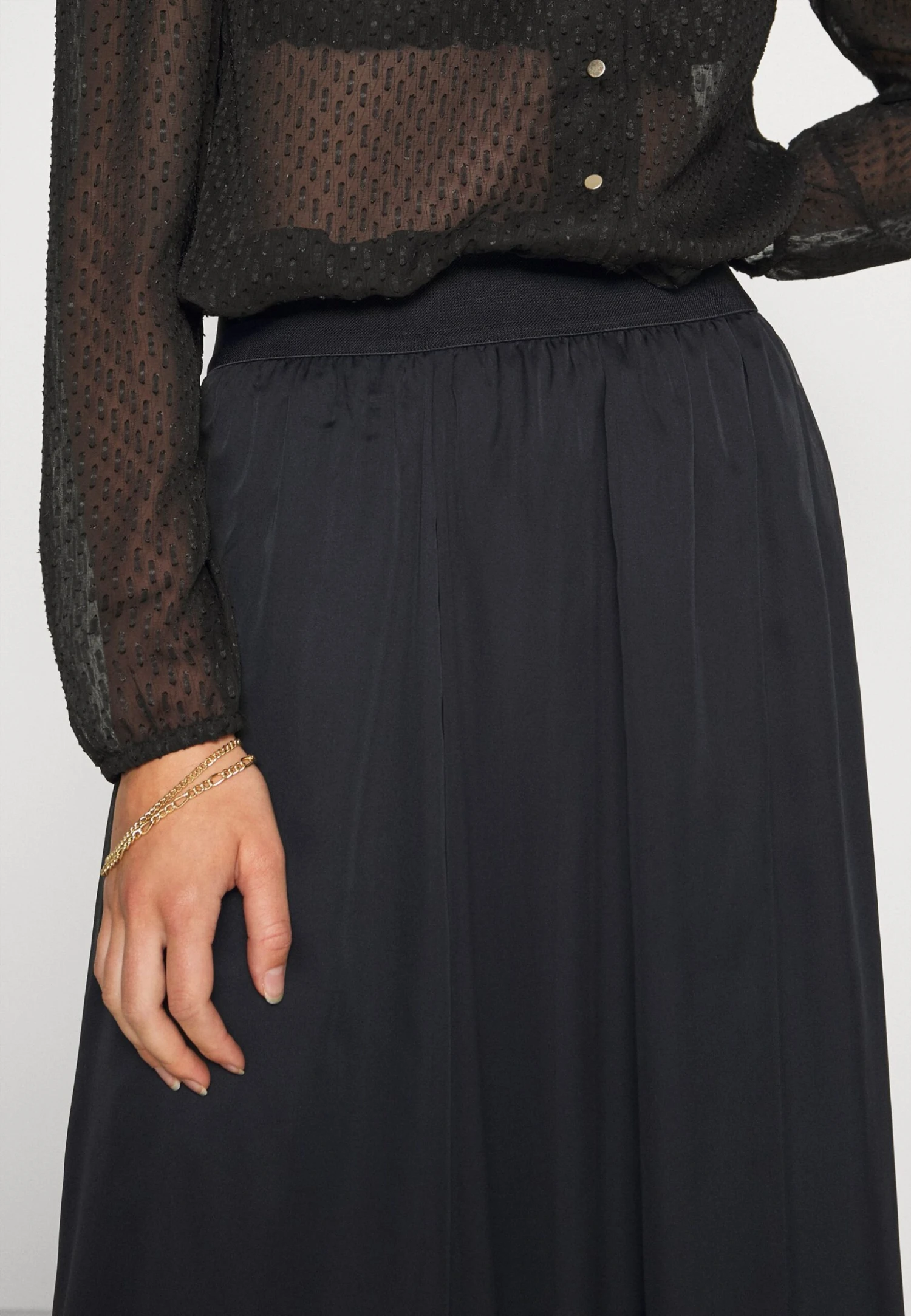 Saint Tropez Coralsz - A-Lijn Rok - Black 5 Saint Tropez Coralsz - A-Lijn Rok - Black - Afbeelding 5