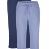 Harmony 2Er Pack - Broek - Marineblau Rauchblau