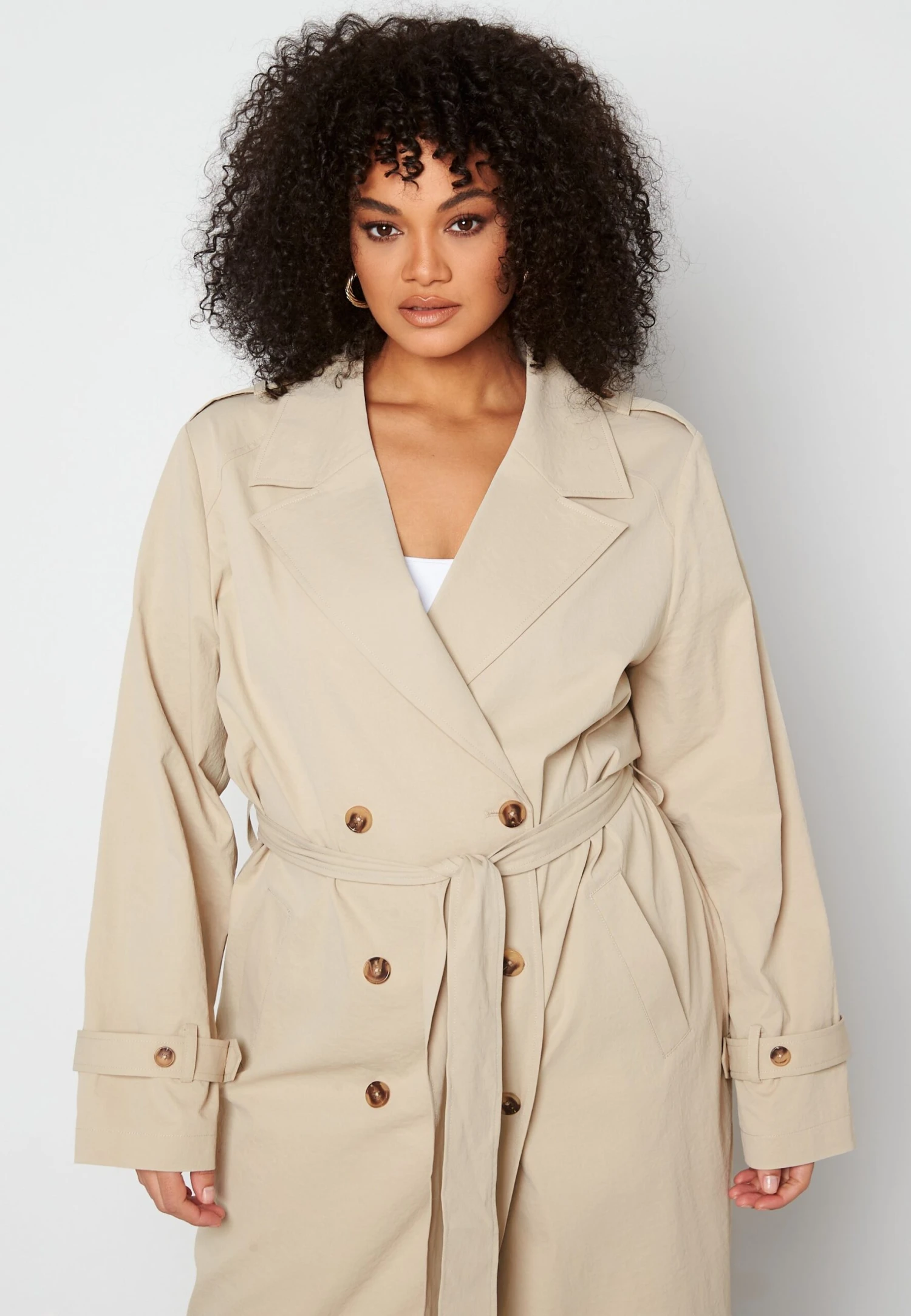 Berlynn - Trenchcoat - Beige 4 Berlynn - Trenchcoat - Beige - Afbeelding 4