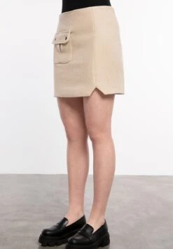 Minirok - Beige -Only Mode Winkel f022a62078b94879885b15945987c5ec