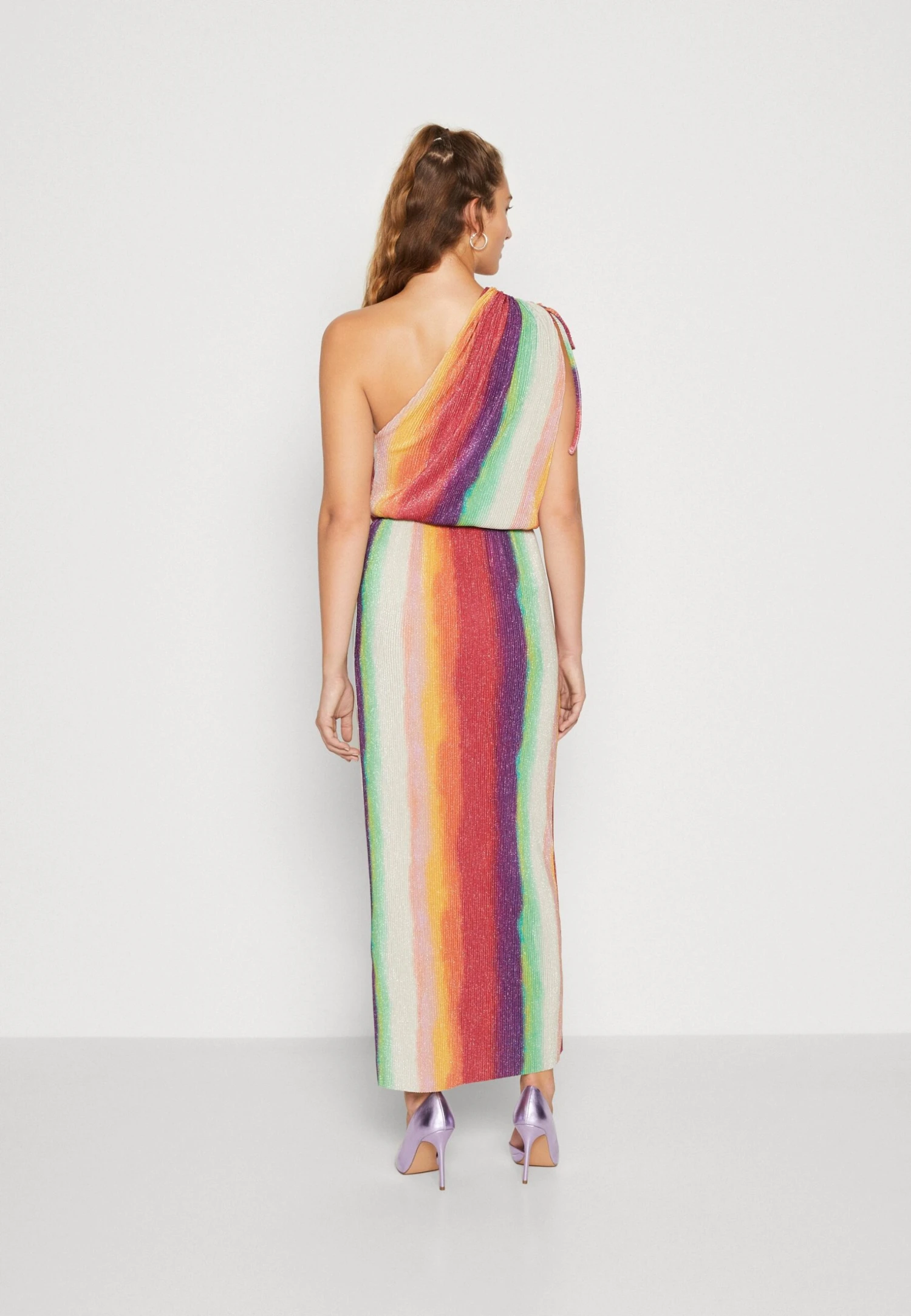 NEVER FULLY DRESSED Rainbow Antigua Plisse Dress - Jerseyjurk - Mutli 3 NEVER FULLY DRESSED Rainbow Antigua Plisse Dress - Jerseyjurk - Mutli - Afbeelding 3