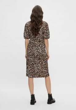 Mamalicious Mlleona - Jurk - White/Brown 8 Mamalicious Mlleona - Jurk - White/Brown -Only Mode Winkel f060b3dd7c1141b49712dc02b18eaf33