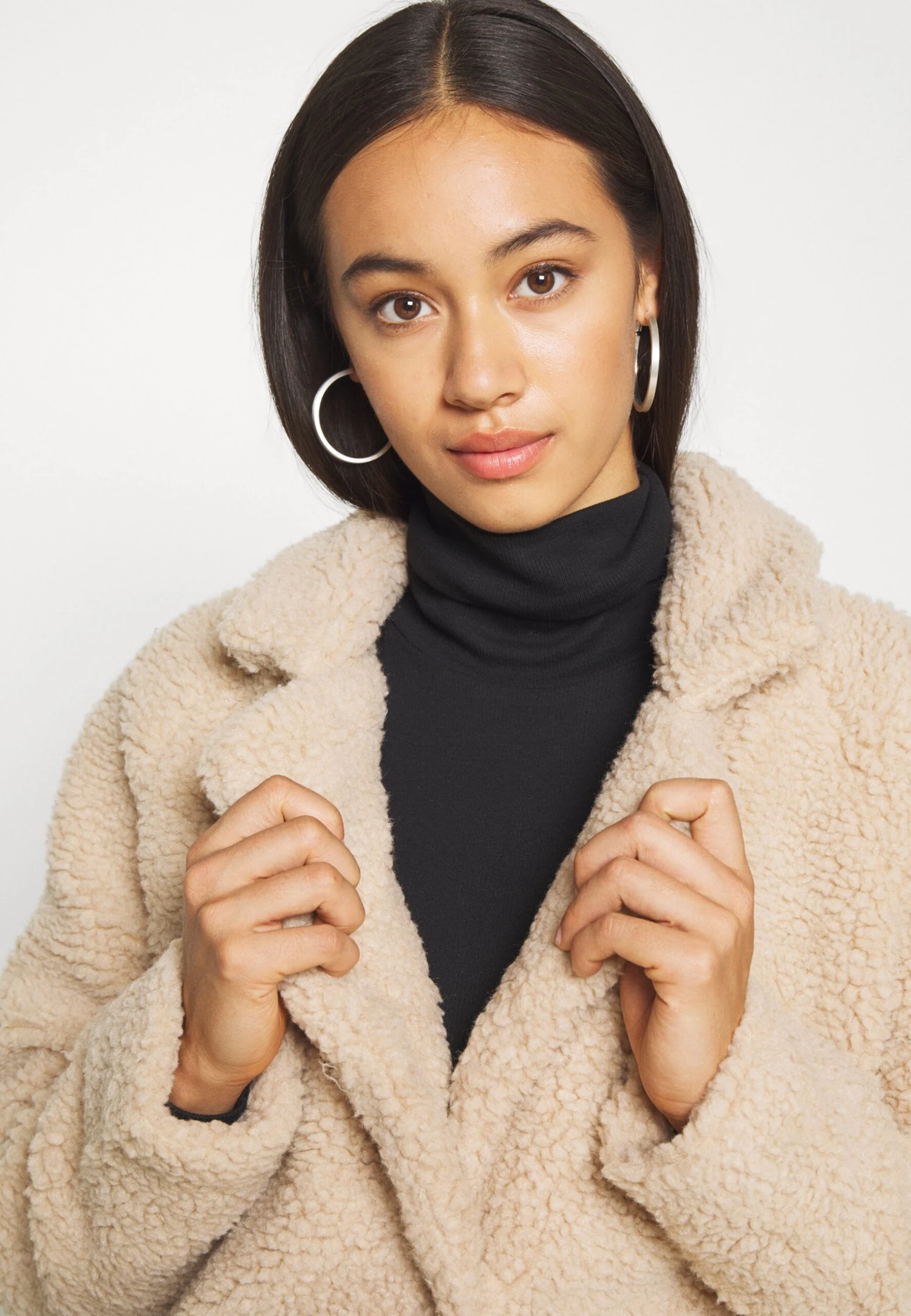 ONLY Onlaurelia Coat- Winterjas - Cuban Sand 4 ONLY Onlaurelia Coat- Winterjas - Cuban Sand - Afbeelding 4