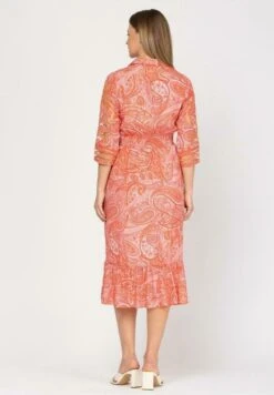 Midi De Cuello Solapa - Blousejurk - Coral 8 Midi De Cuello Solapa - Blousejurk - Coral -Only Mode Winkel f0d4864ef46e49b4b9ebac60eeb062f2