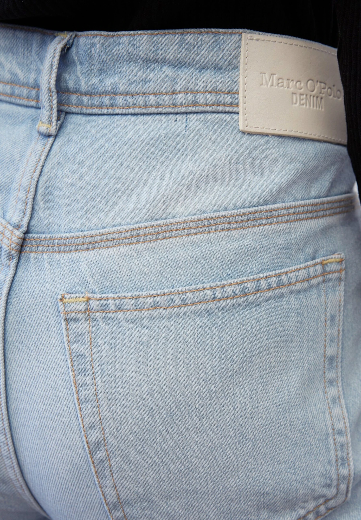 Marc O'Polo DENIM Modell Maja Mom Aus Organic - Straight Leg Jeans - Multi Vintage Bleached Cobalt 6 Marc O'Polo DENIM Modell Maja Mom Aus Organic - Straight Leg Jeans - Multi Vintage Bleached Cobalt - Afbeelding 6