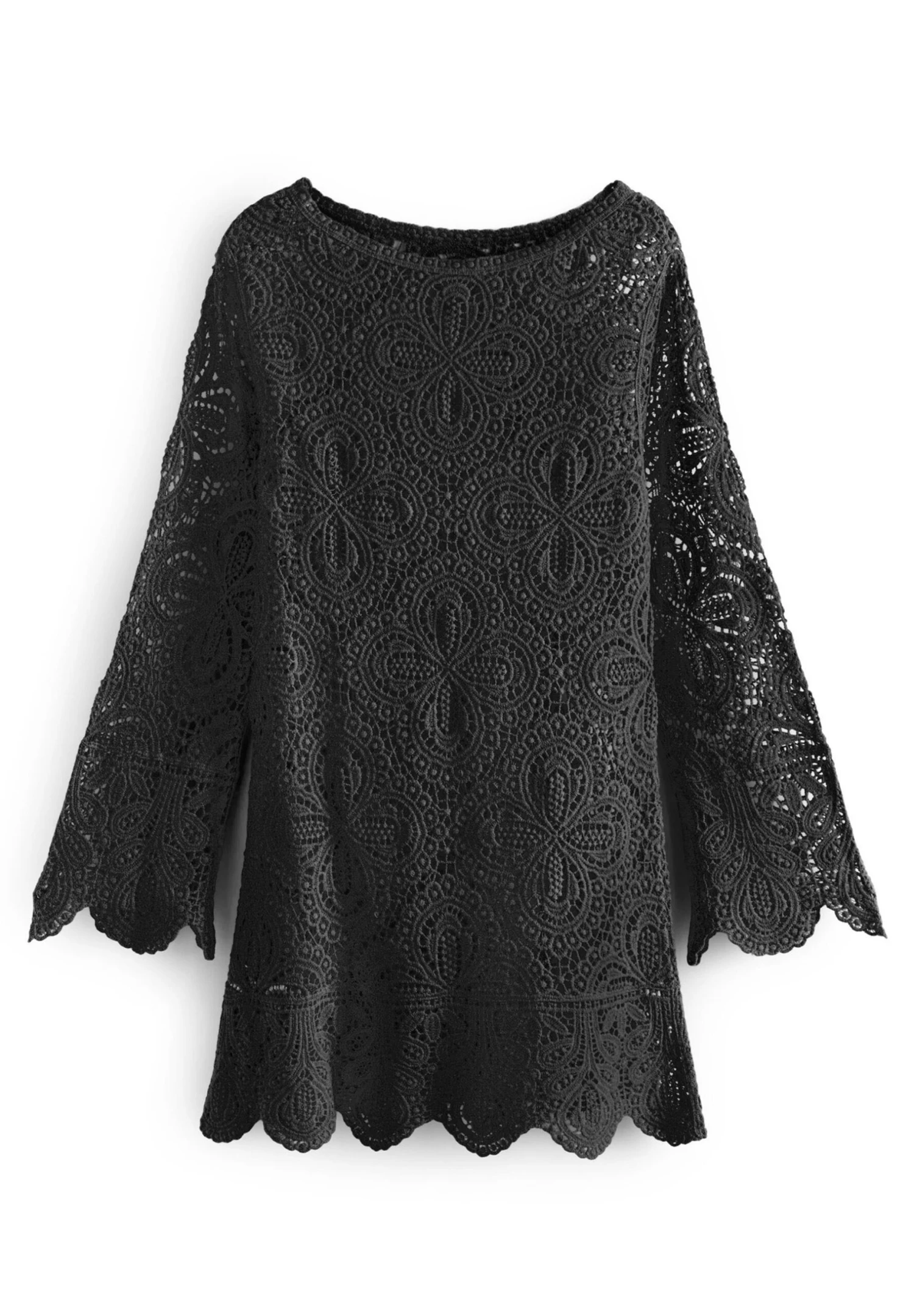 Next Slash Neck Cover-Up Standard - Strandaccessoire - Black 5 Next Slash Neck Cover-Up Standard - Strandaccessoire - Black - Afbeelding 5