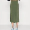 Object Objannie Drape Skirt - Kokerrok - Vineyard Green