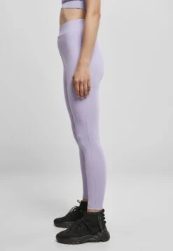 URBAN CLASSICS Ladies High Waist Tech Leggings - Legging - Lavender -Only Mode Winkel f253f532013e4aaeac3294f359567e2f