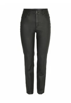 Noisy May Nmmoni Cropped Coated - Slim Fit Jeans - Black