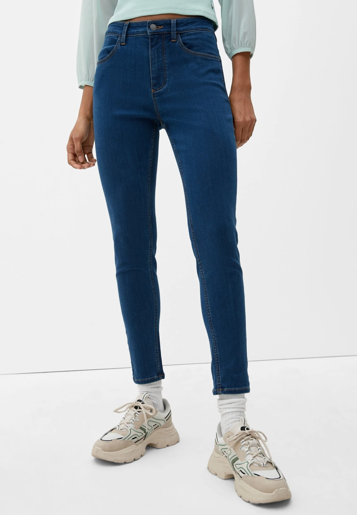 QS By S.Oliver Mit Waschung - Slim Fit Jeans - Blau 1 QS By S.Oliver Mit Waschung - Slim Fit Jeans - Blau