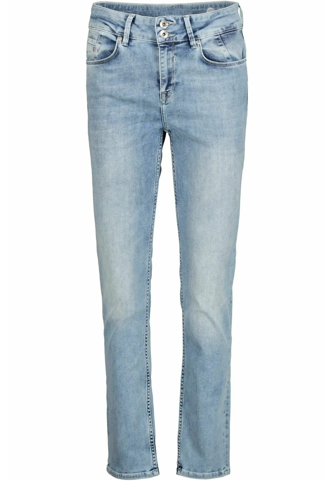Garcia Caro CurvedBleached - Straight Leg Jeans - Blue 1 Garcia Caro CurvedBleached - Straight Leg Jeans - Blue
