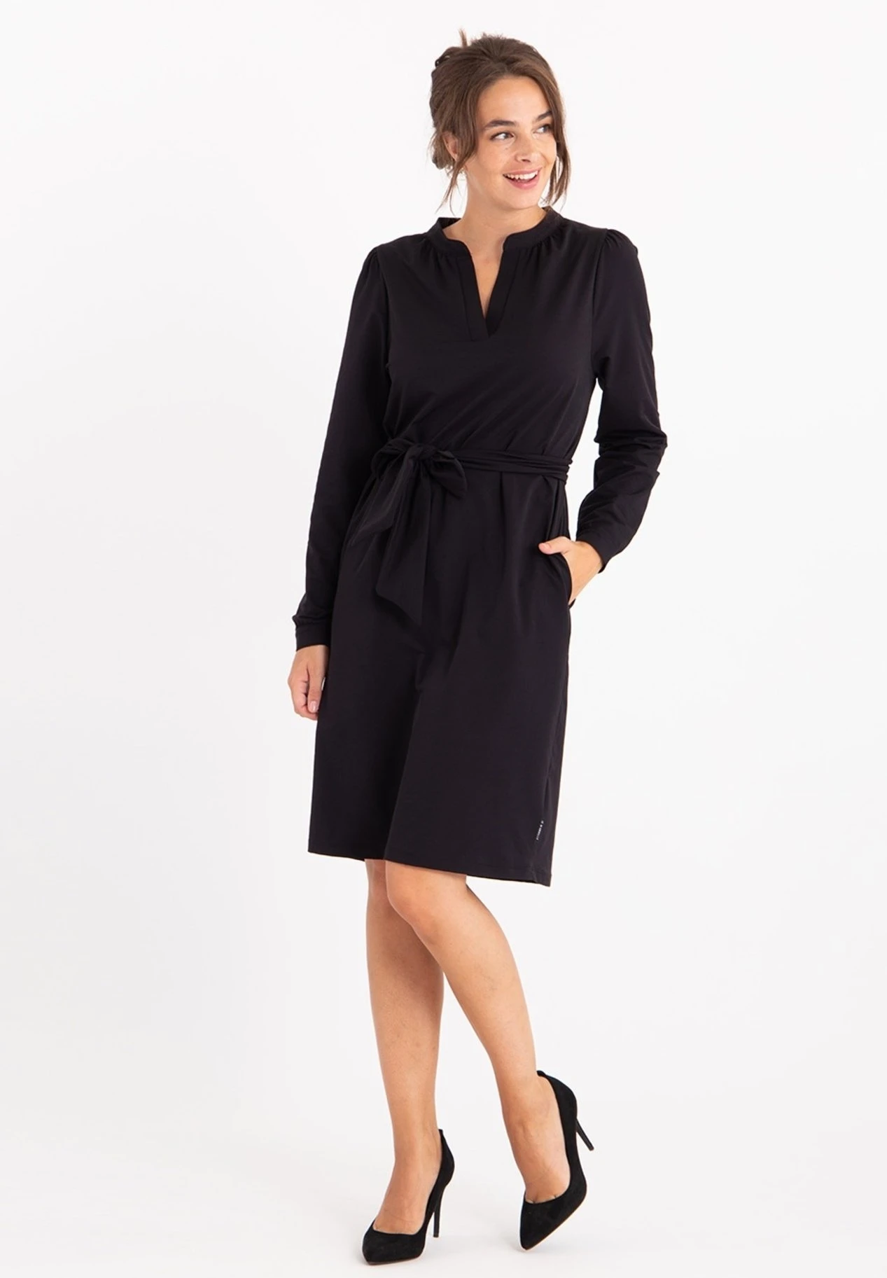 La Travel Chérie - Jerseyjurk - Zwart 7 La Travel Chérie - Jerseyjurk - Zwart - Afbeelding 7