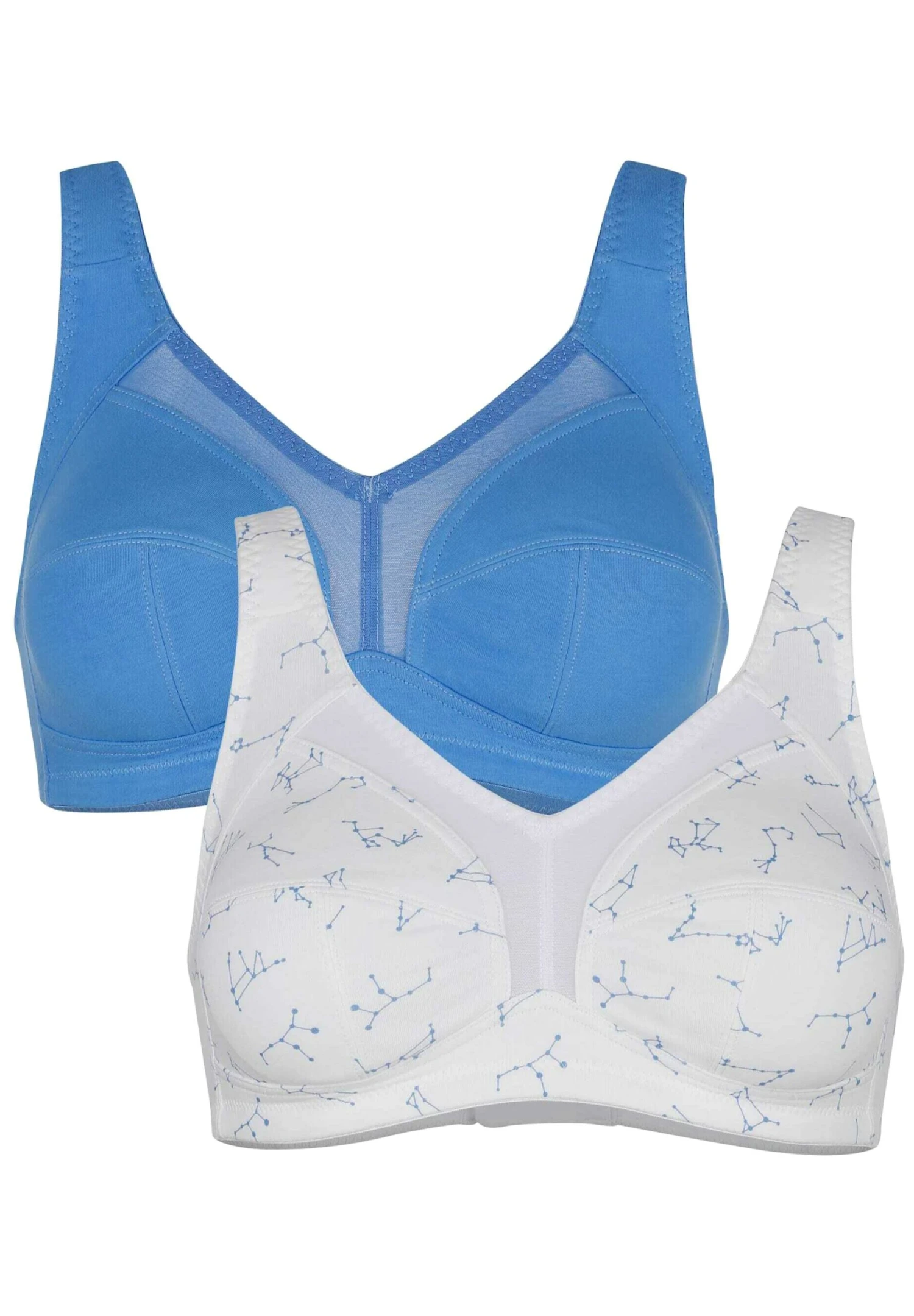 Harmony 2 Pack - Beugel Bh - Weiß Hellblau 5 Harmony 2 Pack - Beugel Bh - Weiß Hellblau - Afbeelding 5