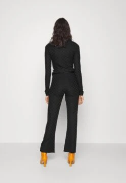Mads Nørgaard Check Lonnie Pants - Broek - Black -Only Mode Winkel f423adcbf8944b20a1bdda3ed820438d