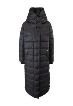S.Oliver BLACK LABEL Langer Stepp Mit Kapuze - Winterjas - Grey Black -Only Mode Winkel f49a2b1049a8429780187fb6de137c9c