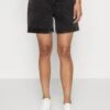 Selected Femme Slfkrista - Jeansshort - Black Denim