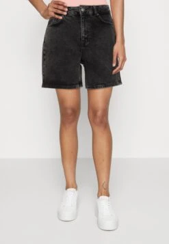 Selected Femme Slfkrista - Jeansshort - Black Denim