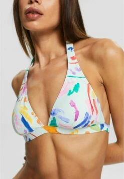 ESPRIT Gemustertes Neckholder - Bikinitop - Light Aqua Green -Only Mode Winkel f4bf51153d2a4276abd88b09cb7c1f20