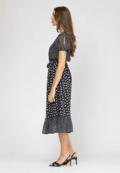 Midi Con Cintura Elástica - Jurk - Black White 9 Midi Con Cintura Elástica - Jurk - Black White -Only Mode Winkel f53755e2f54a4d42ab98571c01bbfa7a