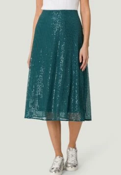 Zero Mit Pailetten - A-Lijn Rok - Teal