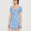 Hollister Co. Channeled Dress - Jurk - Cornflower