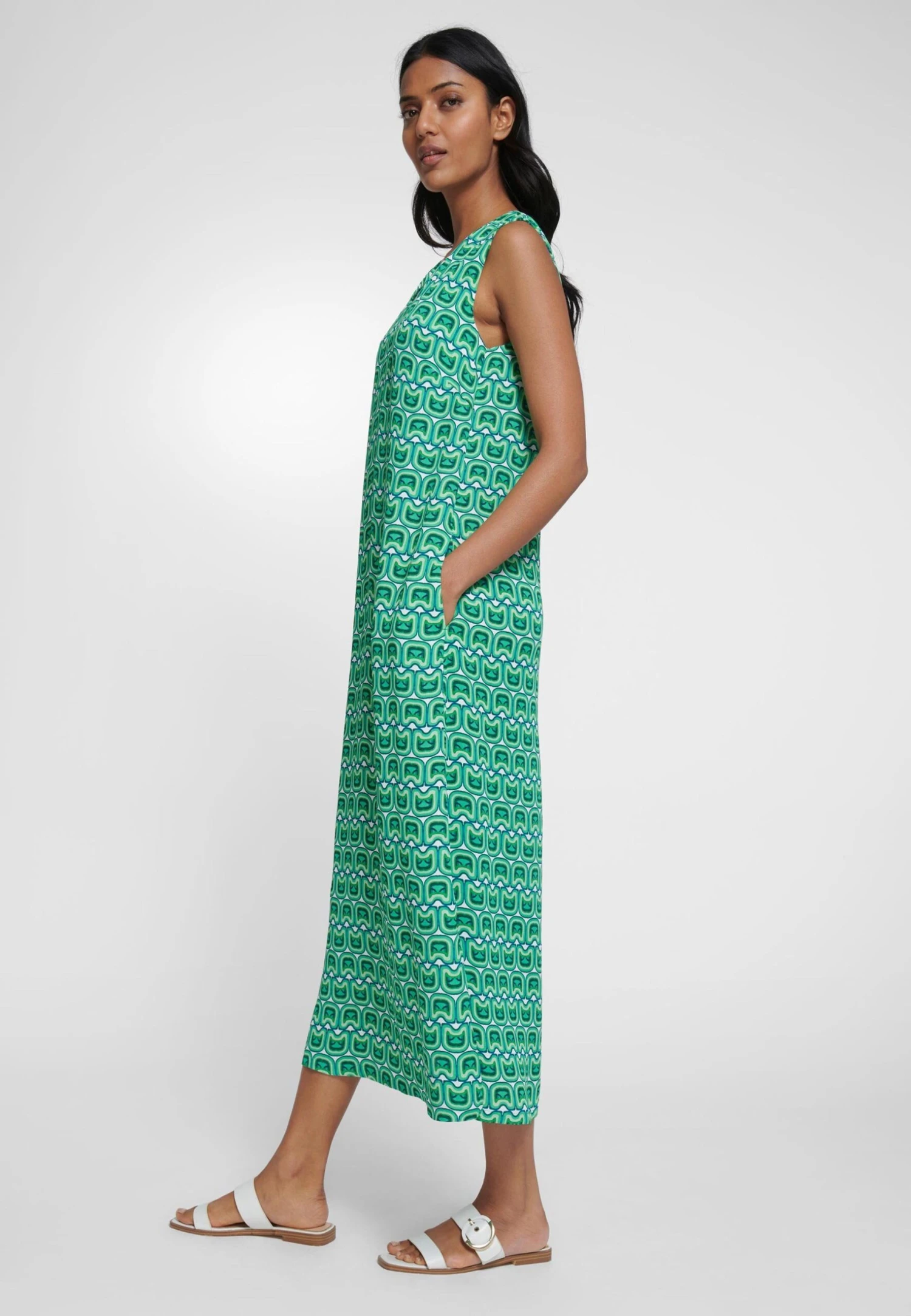 Maxi-Jurk - Gruen 5 Maxi-Jurk - Gruen - Afbeelding 5