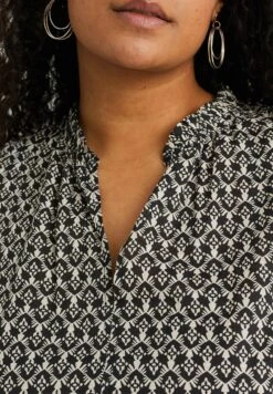 WE FASHION Met Dessin Curve - Jurk - Black 9 WE FASHION Met Dessin Curve - Jurk - Black -Only Mode Winkel f57e398726bc414fa9fb9881587e8c3d