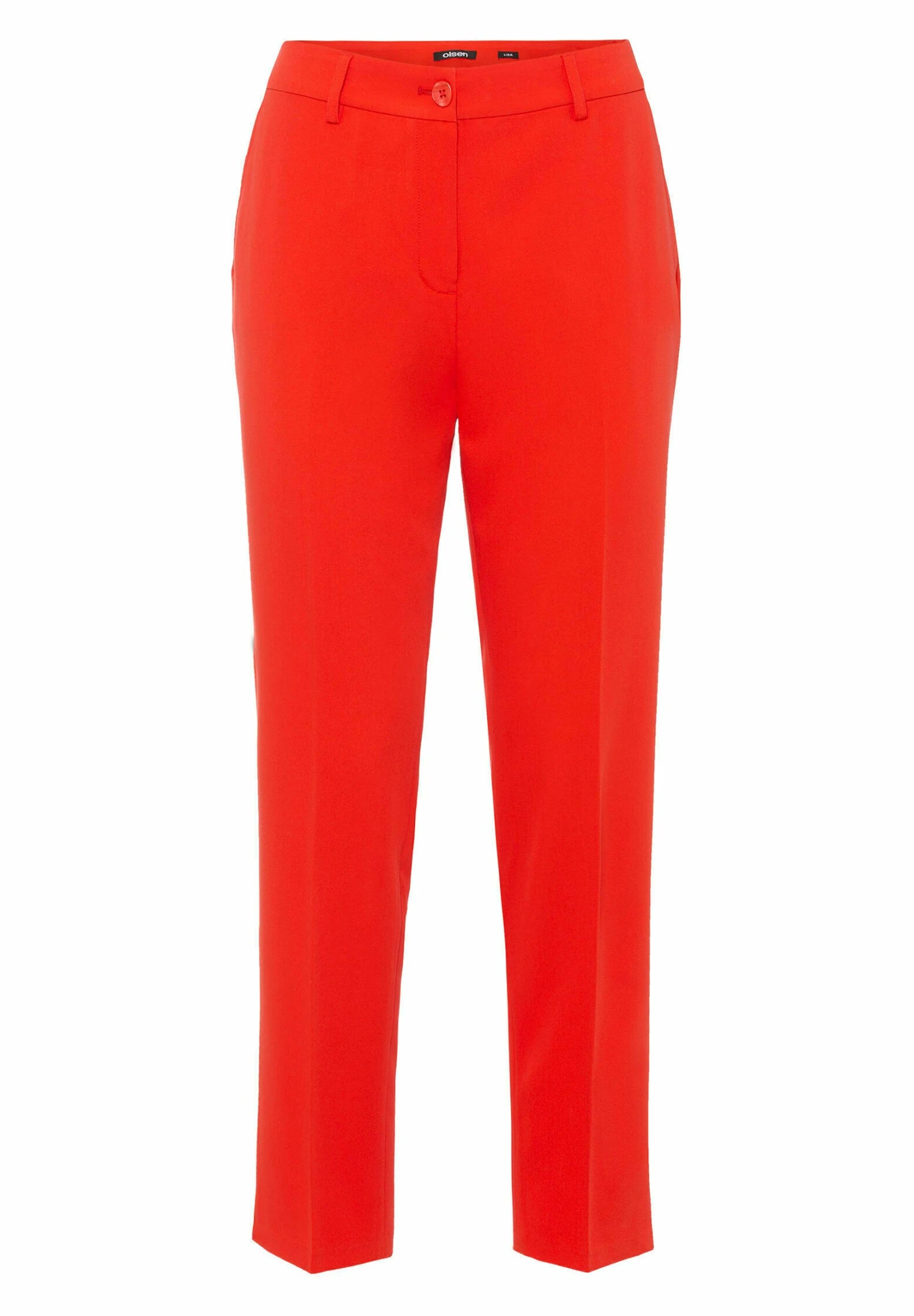 Olsen Lisa Gerade Geschnitten - Chino - Rot 3 Olsen Lisa Gerade Geschnitten - Chino - Rot - Afbeelding 3