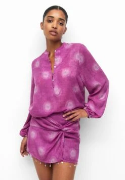 PULL & BEAR Rustic Sequinned - Wikkelrok - Pink