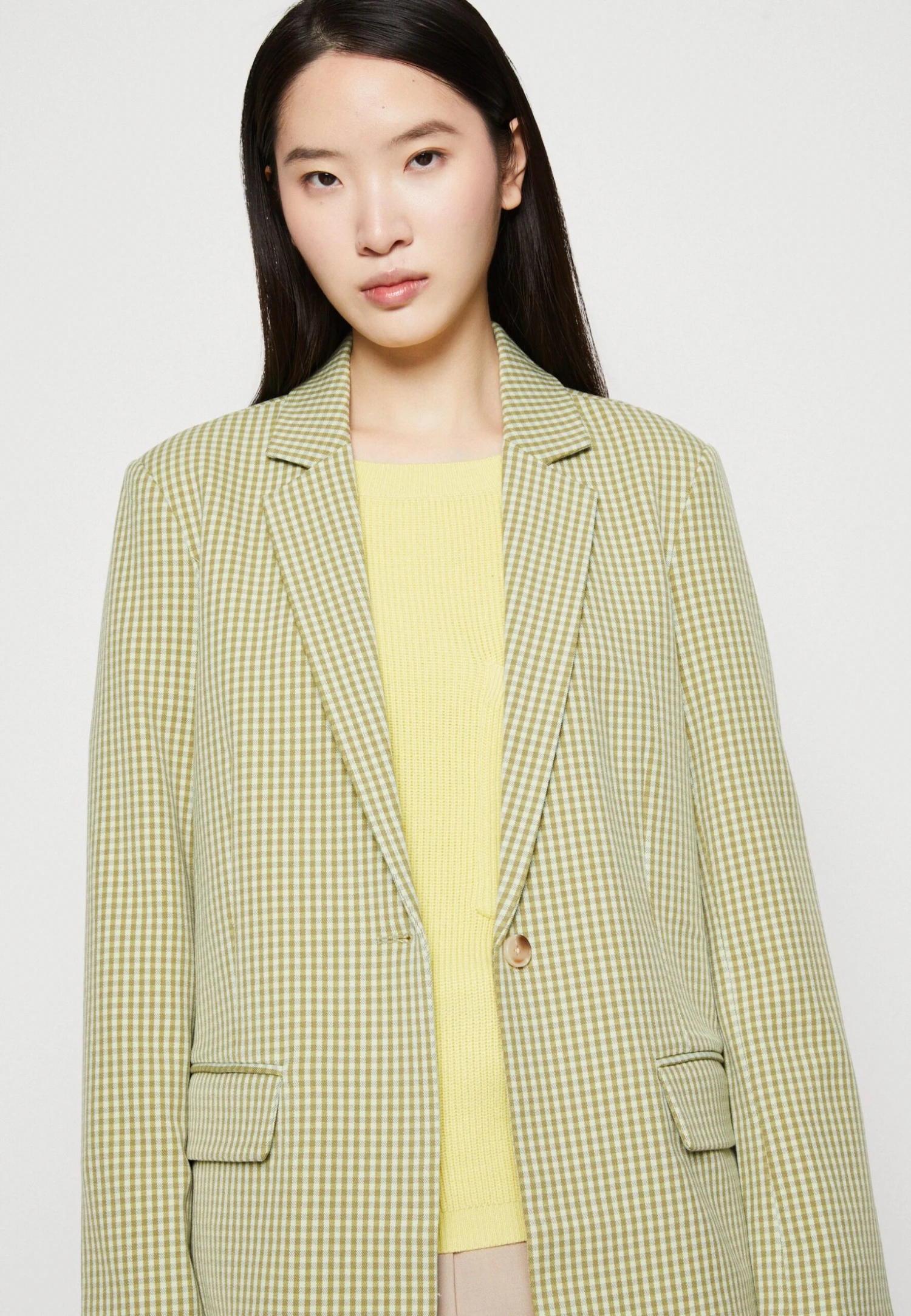 MOSS COPENHAGEN Jerica Jaida - Halflange Jas - Blue 4 MOSS COPENHAGEN Jerica Jaida - Halflange Jas - Blue - Afbeelding 4