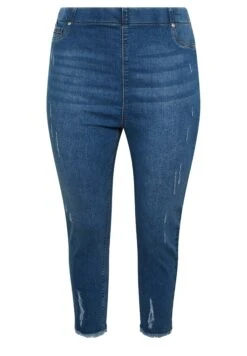 Distressed Cat Scratch - Jeggings - Blue -Only Mode Winkel f6465981691141ecb63f4b212bdce38b