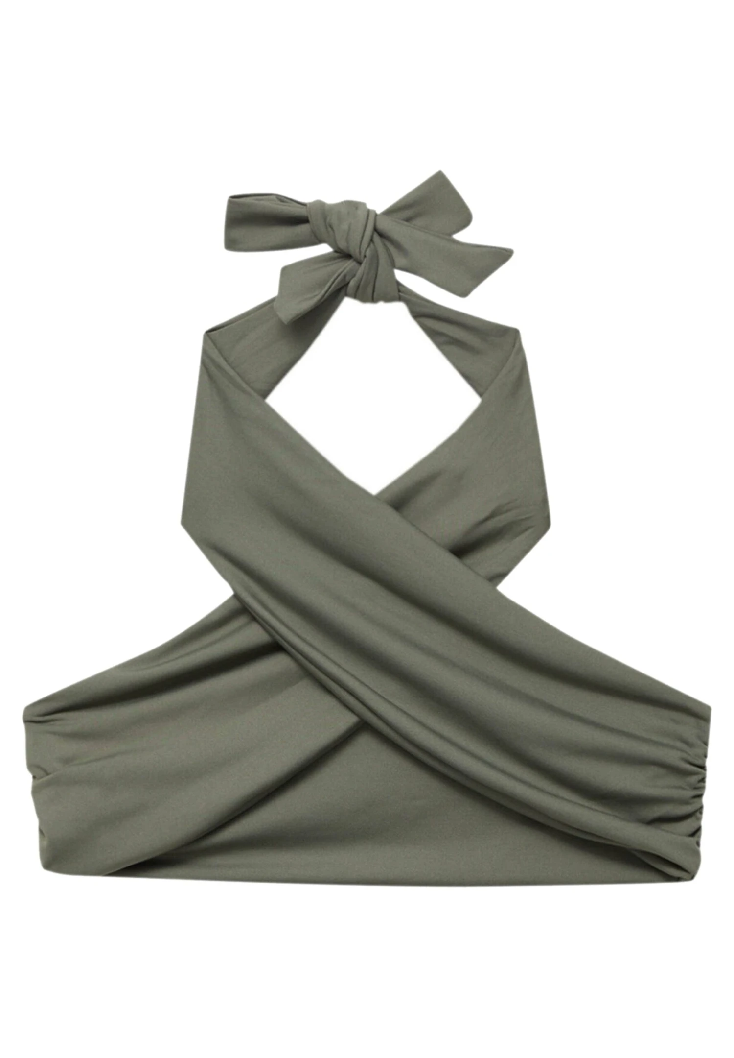 PULL & BEAR Wrap - Bikinitop - Khaki 4 PULL & BEAR Wrap - Bikinitop - Khaki - Afbeelding 4