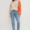 Comma Straight Leg Jeans - Blue Denim Stretch