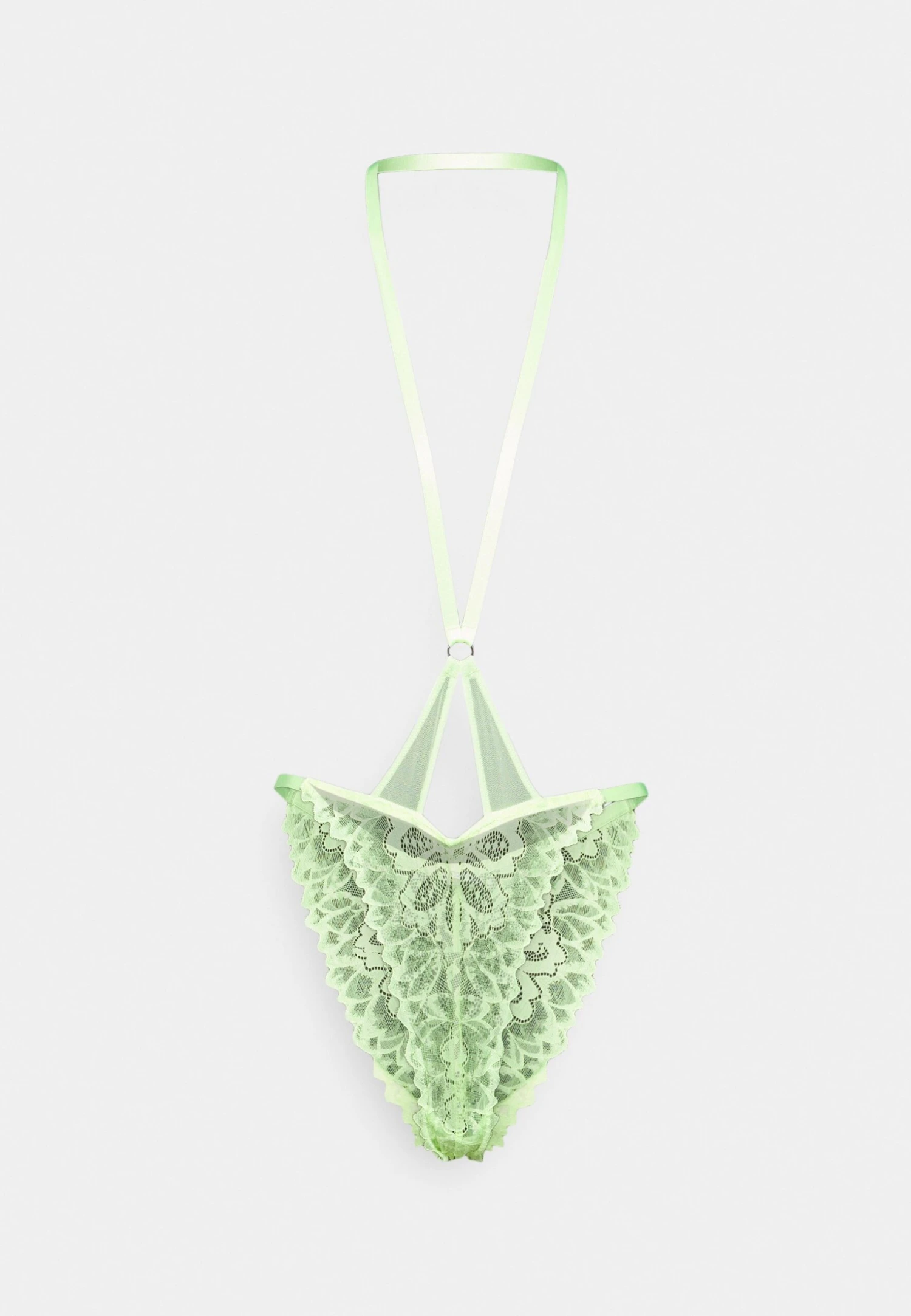 Eco Blakey Strappy Detail Brazilian - Slip - Neon Yellow 4 Eco Blakey Strappy Detail Brazilian - Slip - Neon Yellow - Afbeelding 4