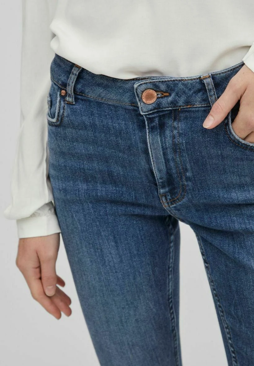 Vila Jeans Skinny Fit - Medium Blue Denim 4 Vila Jeans Skinny Fit - Medium Blue Denim - Afbeelding 4