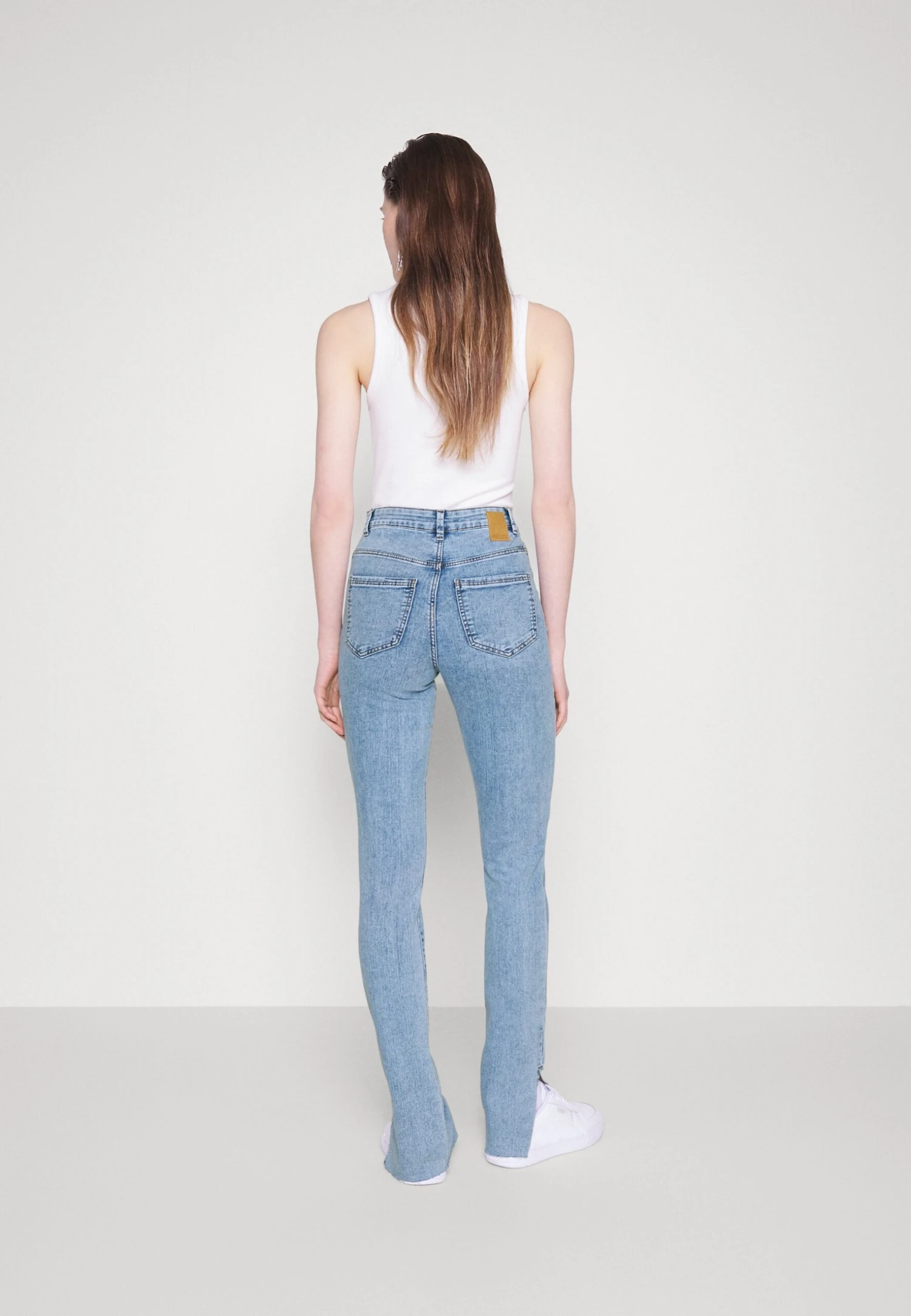 Pcpeggy Slit Tll - Jeans Skinny Fit - Light Blue Denim 3 Pcpeggy Slit Tll - Jeans Skinny Fit - Light Blue Denim - Afbeelding 3