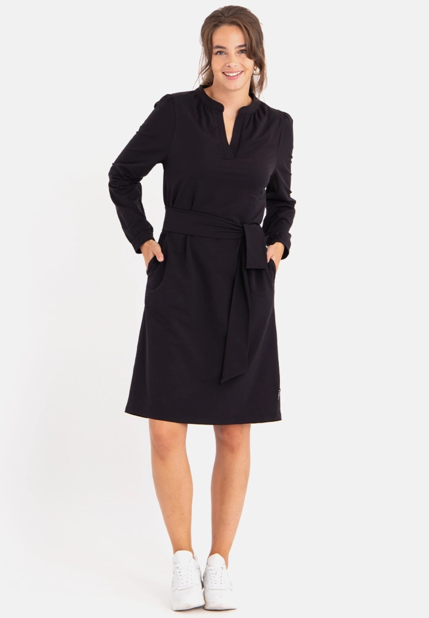 La Travel Chérie - Jerseyjurk - Zwart 2 La Travel Chérie - Jerseyjurk - Zwart - Afbeelding 2