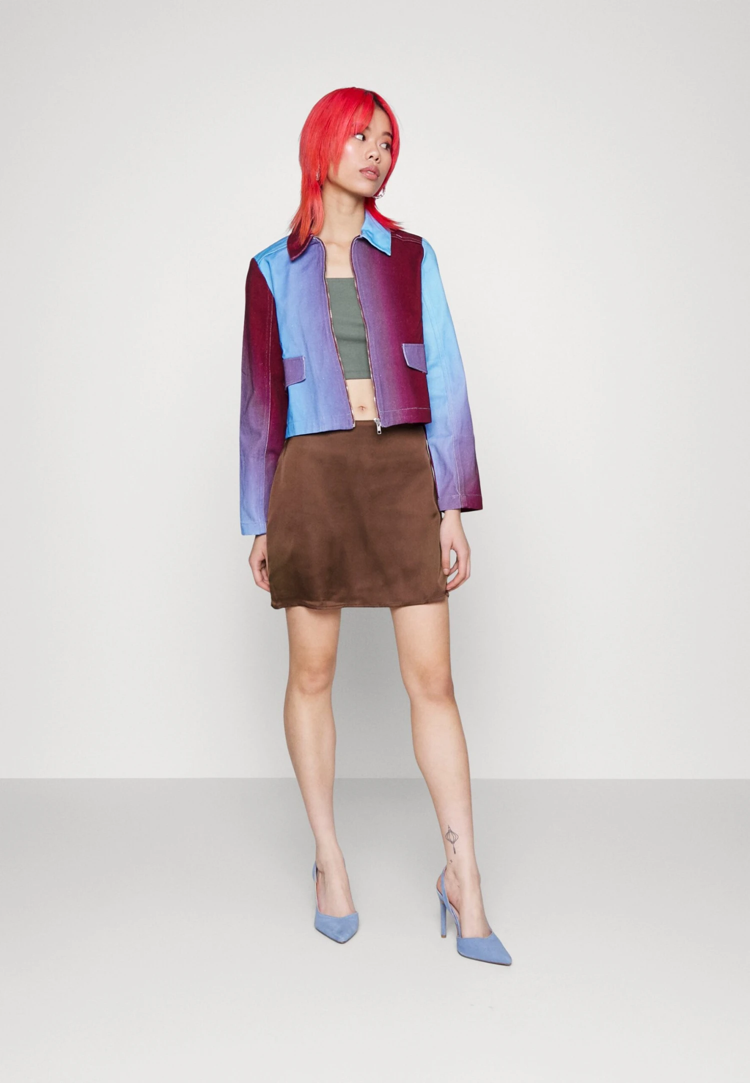 Hollister Co. Minirok - Brown 2 Hollister Co. Minirok - Brown - Afbeelding 2