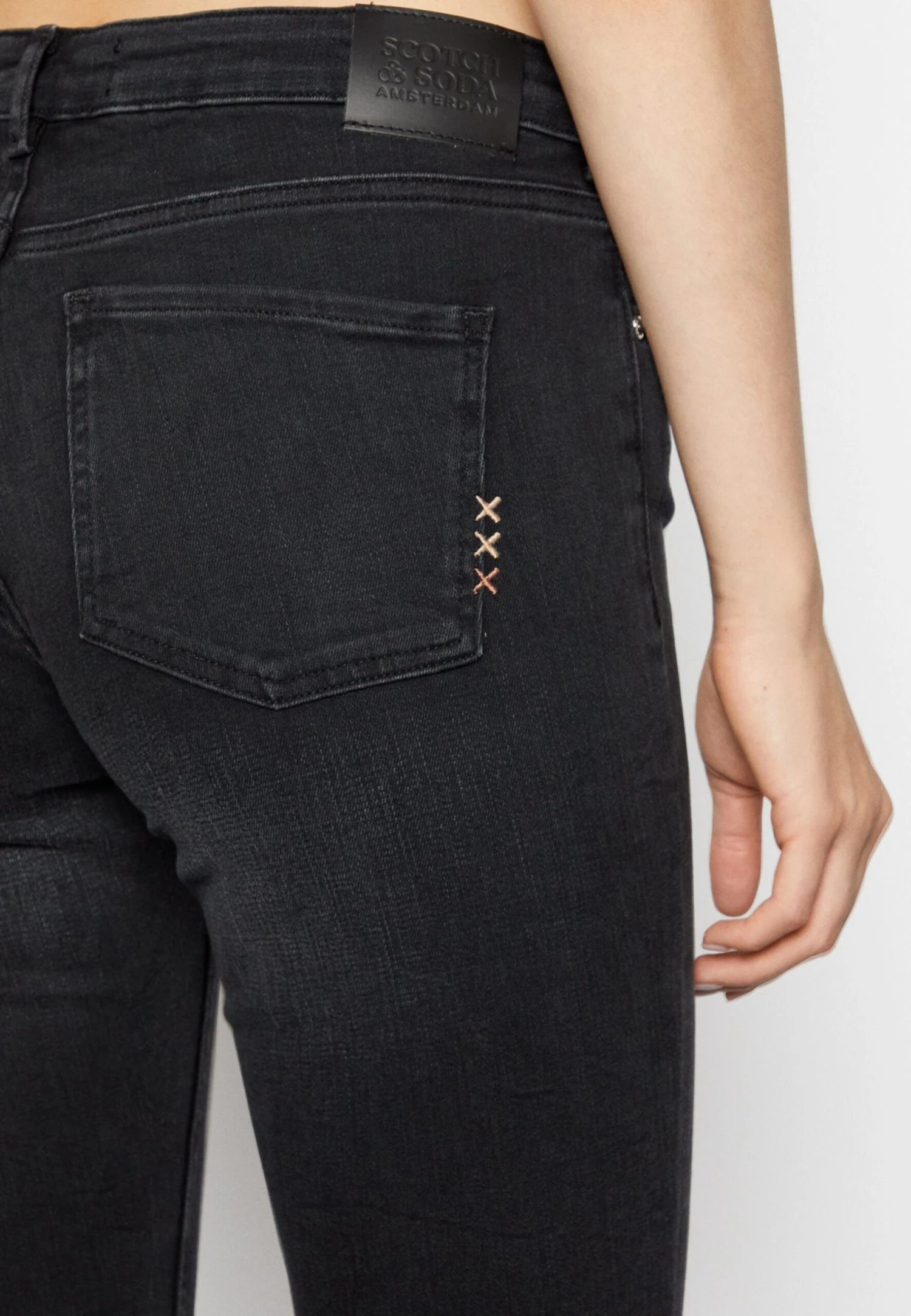 Scotch & Soda Essentials Bohemienne Skinny Jeans- Jeans Skinny Fit - Black Coast 6 Scotch & Soda Essentials Bohemienne Skinny Jeans- Jeans Skinny Fit - Black Coast - Afbeelding 6