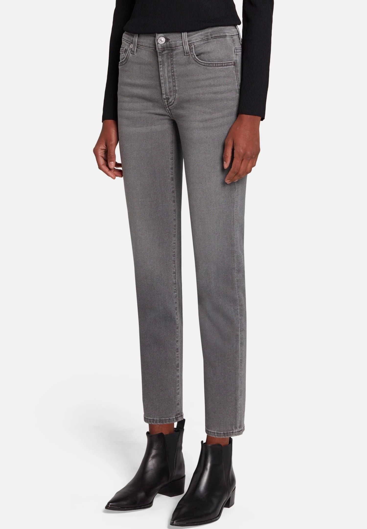 7 For All Mankind Roxanne Bair Silverlining - Jeans Skinny Fit - Grey 1 7 For All Mankind Roxanne Bair Silverlining - Jeans Skinny Fit - Grey