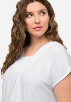 Ulla Popken T-Shirt Basic - Blanc Neige 7 Ulla Popken T-Shirt Basic - Blanc Neige -Only Mode Winkel faa6f234696e4f8594487ce0d1658a02