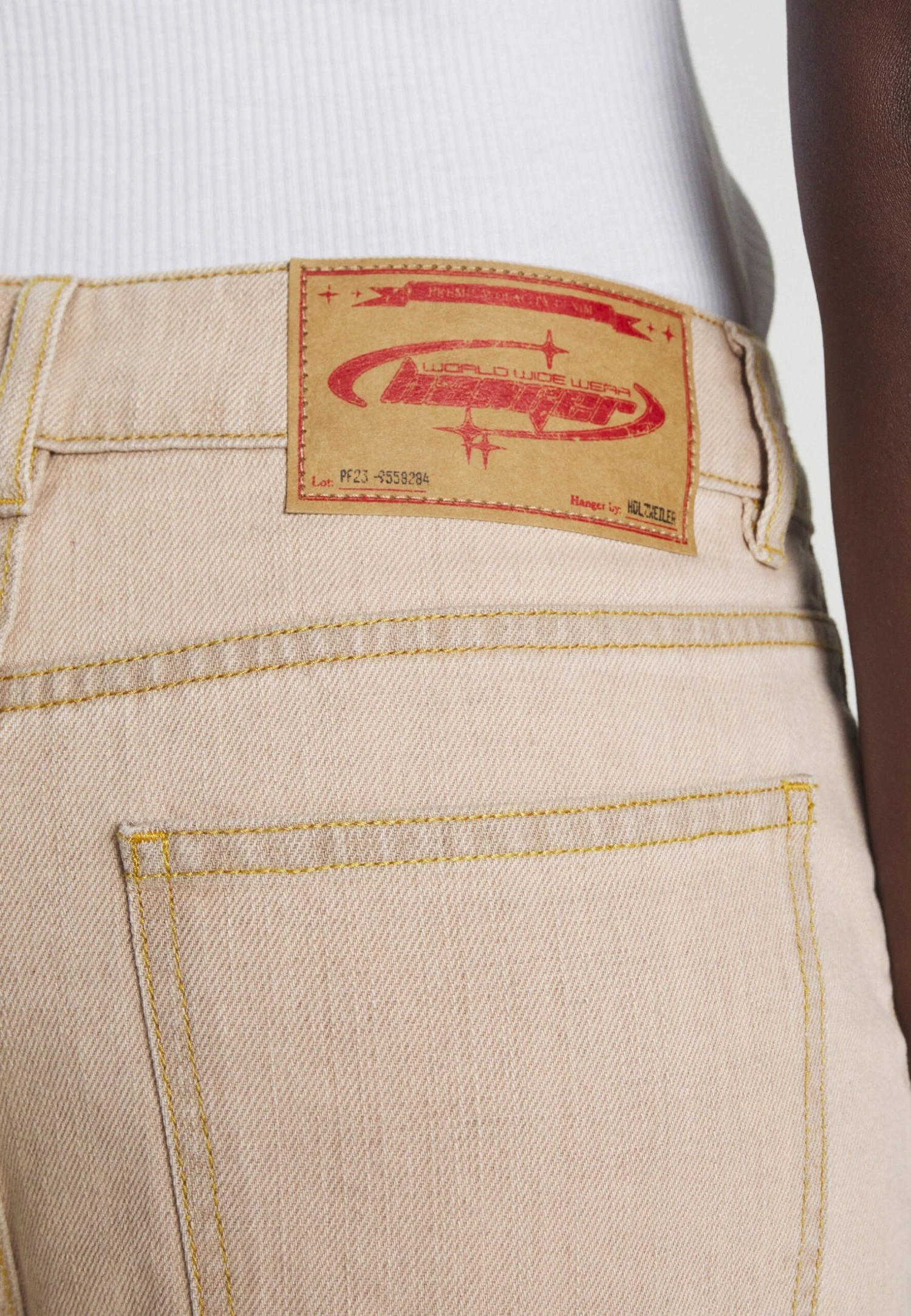 Holzweiler Neptune - Straight Leg Jeans - Light Brown 7 Holzweiler Neptune - Straight Leg Jeans - Light Brown - Afbeelding 7