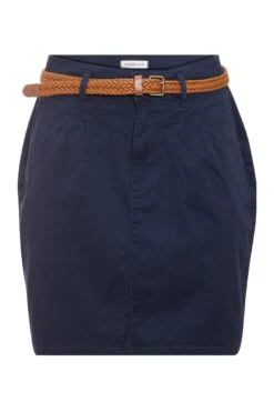 Chino Mit Gürtel - Minirok - Bleu Marine 11 Chino Mit Gürtel - Minirok - Bleu Marine -Only Mode Winkel fb7db68662d04ae199344644ba4de5e4