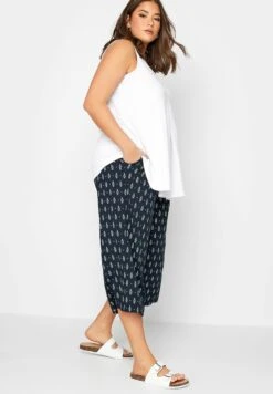 Paisley Print Cropped- Broek - Blue -Only Mode Winkel fbcbb72a18264648935f71c683ebbbef