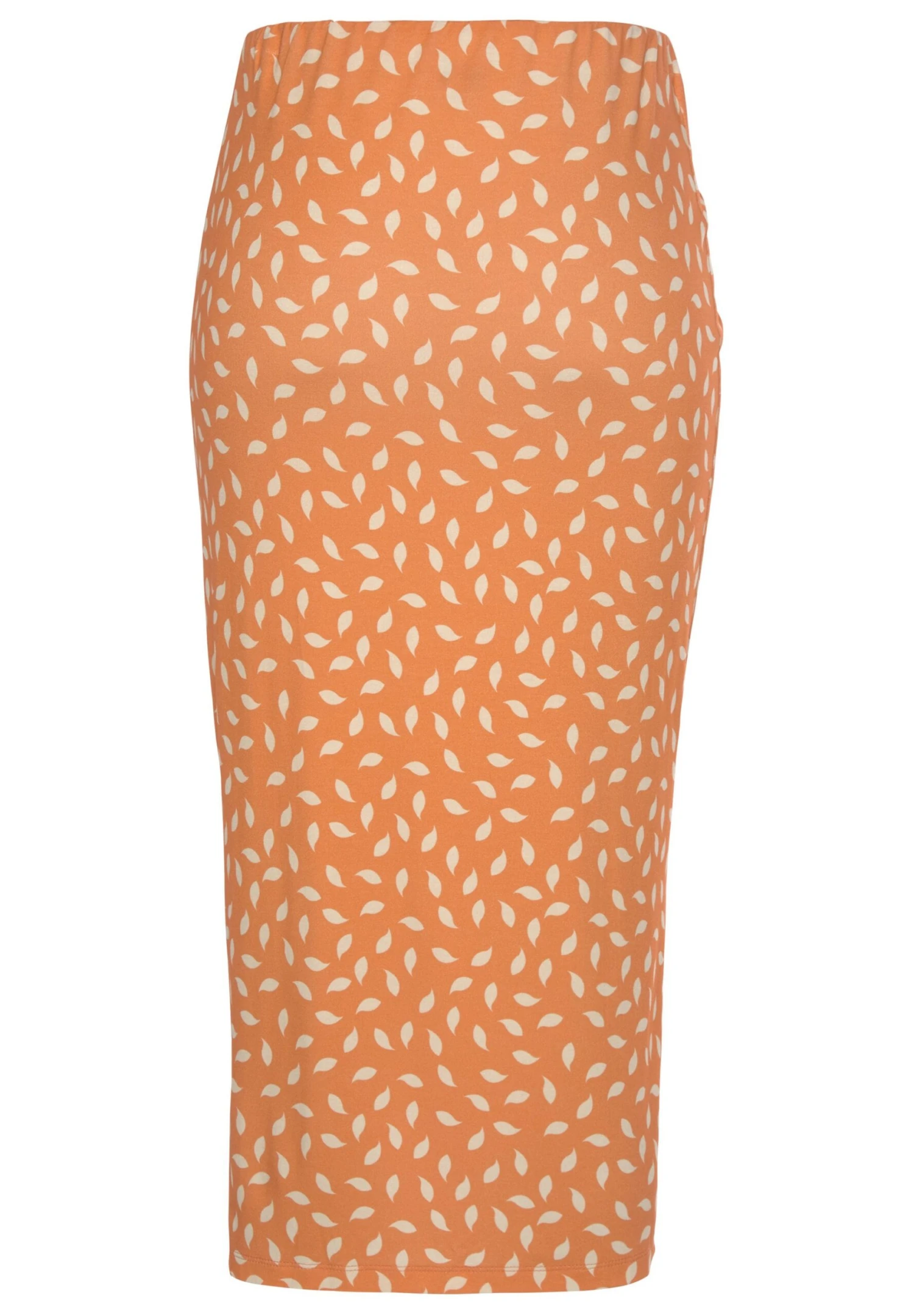 Kokerrok - Orange Creme Bedruckt 4 Kokerrok - Orange Creme Bedruckt - Afbeelding 4