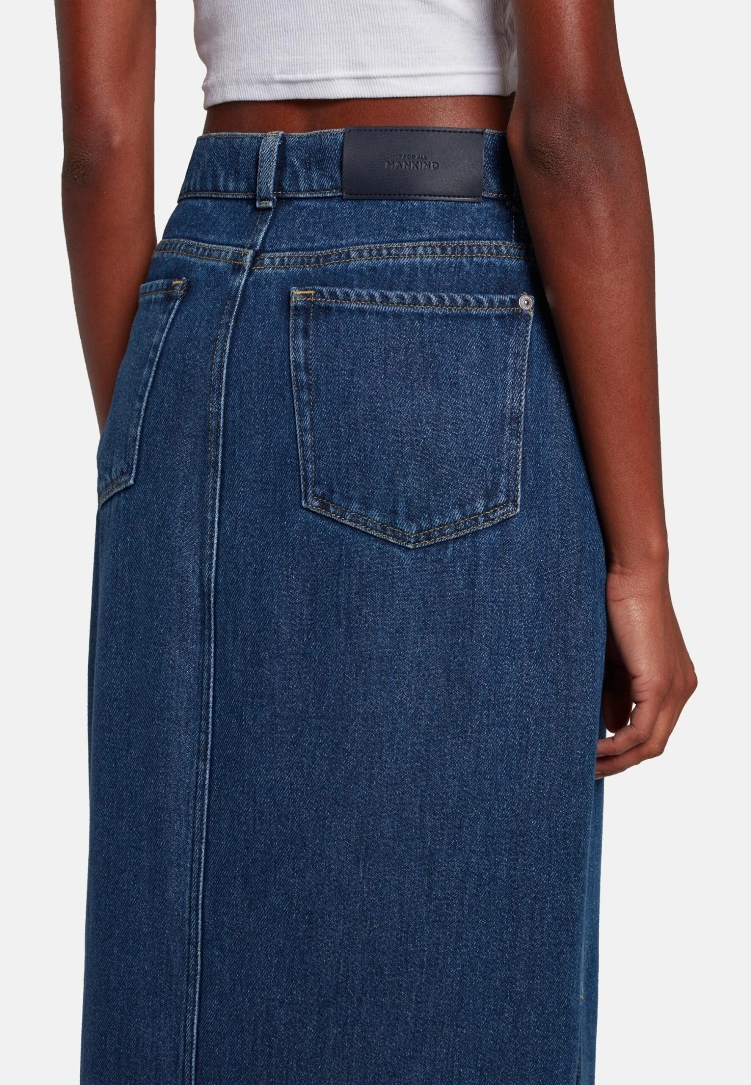 7 For All Mankind Jeansrok - Mid Blue 5 7 For All Mankind Jeansrok - Mid Blue - Afbeelding 5