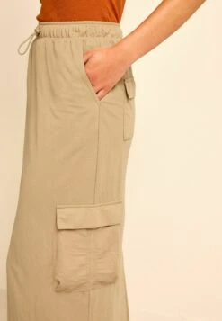 Next Cargo Drawstring Waist - Maxirok - Camel Brown -Only Mode Winkel fd5bba8620fb43cb9a6ca9b2ed16f922