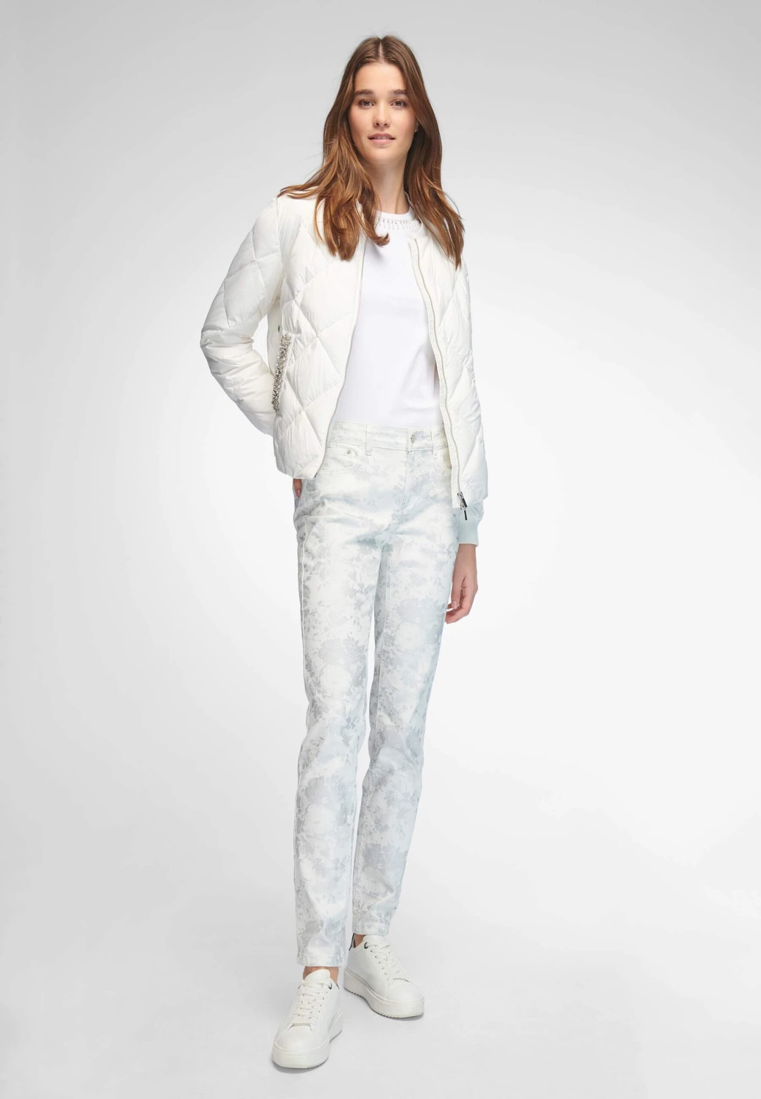 Slim Fit Jeans - Ecru 2 Slim Fit Jeans - Ecru - Afbeelding 2