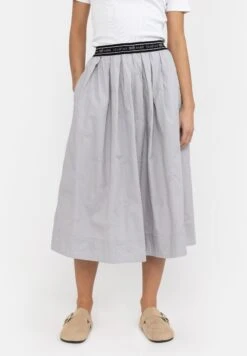 Esmé Studios Escalla- A-Lijn Rok - Raindrops Logo Emb