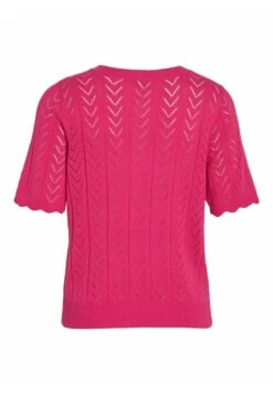 Vila Kurzärmeliges - T-Shirt Print - Pink Yarrow -Only Mode Winkel fdbba921a9844d6baba19fe7c95770aa